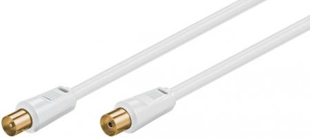 Image of Antenna cable (100% shielded, gold plated) coaxi plug/ jack - Goobay