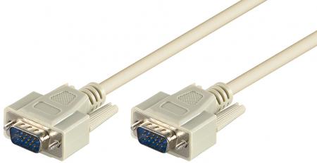 Image of VGA Monitor cable 15 pin HD plug > 15 pin HD plug - Goobay