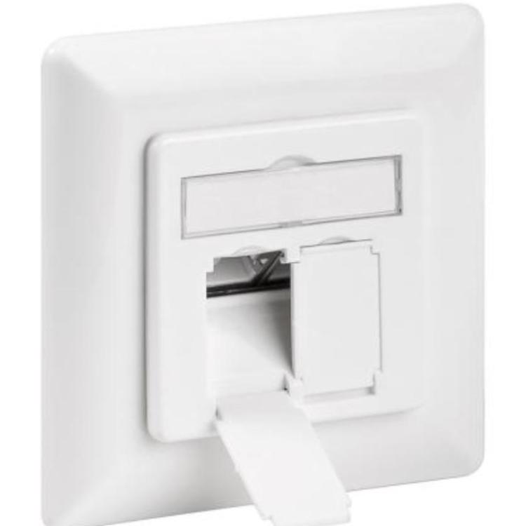 Wandcontactdoos cat 6a - Allteq