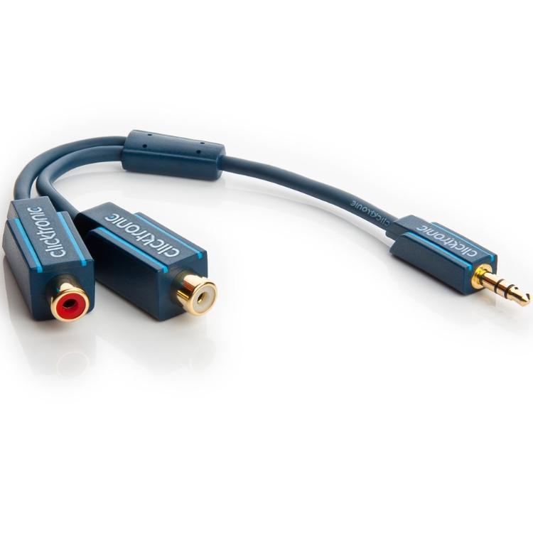 Jack naar tulp kabel - Clicktronic