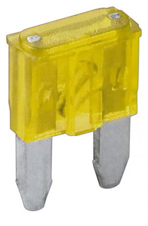 Image of Blade fuse mini yellow - Goobay