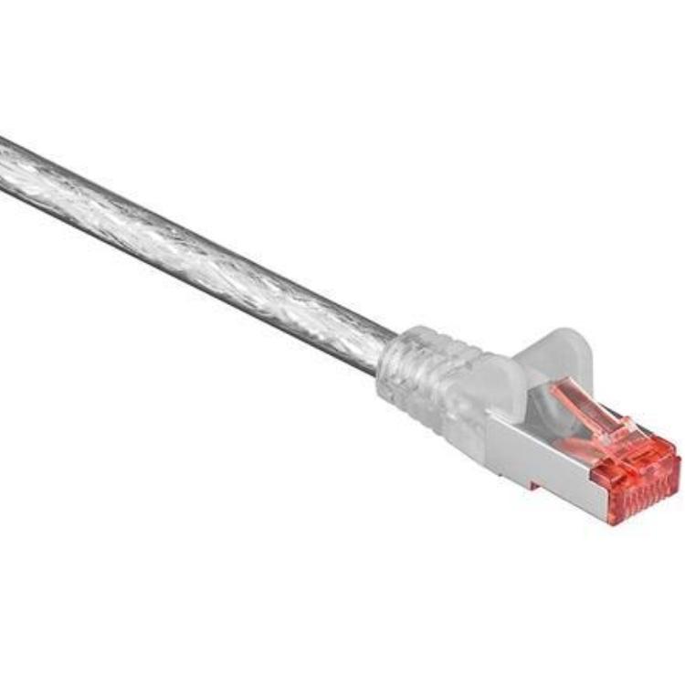 Image of S-FTP Kabel - 0.25 meter - Transparant - Goobay