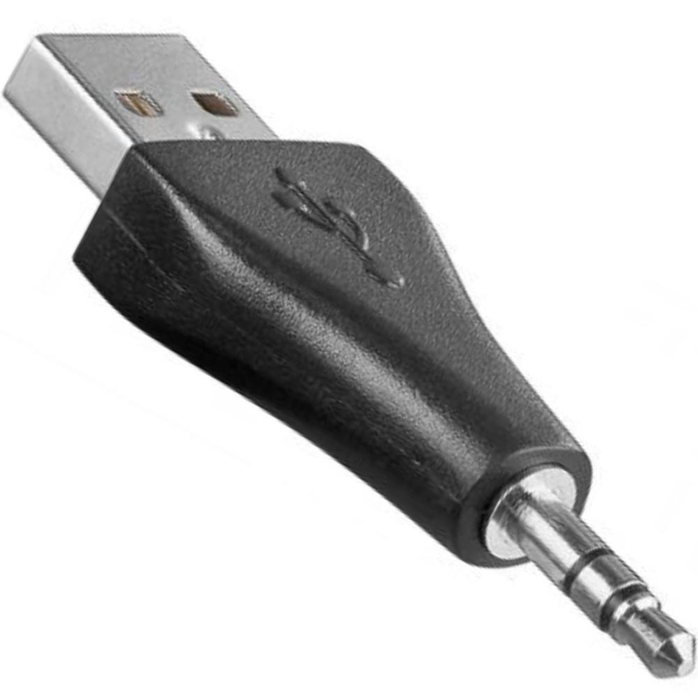 Image of Goobay USB / Jackplug Audio Adapter [1x Jackplug male 3.5 mm - 1x USB 2.0 stekker A] Zwart
