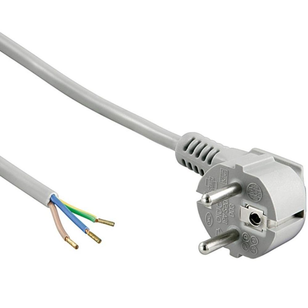 Image of Power cable 1.5m CEE 7/7 plug > 3 cable ends - Goobay