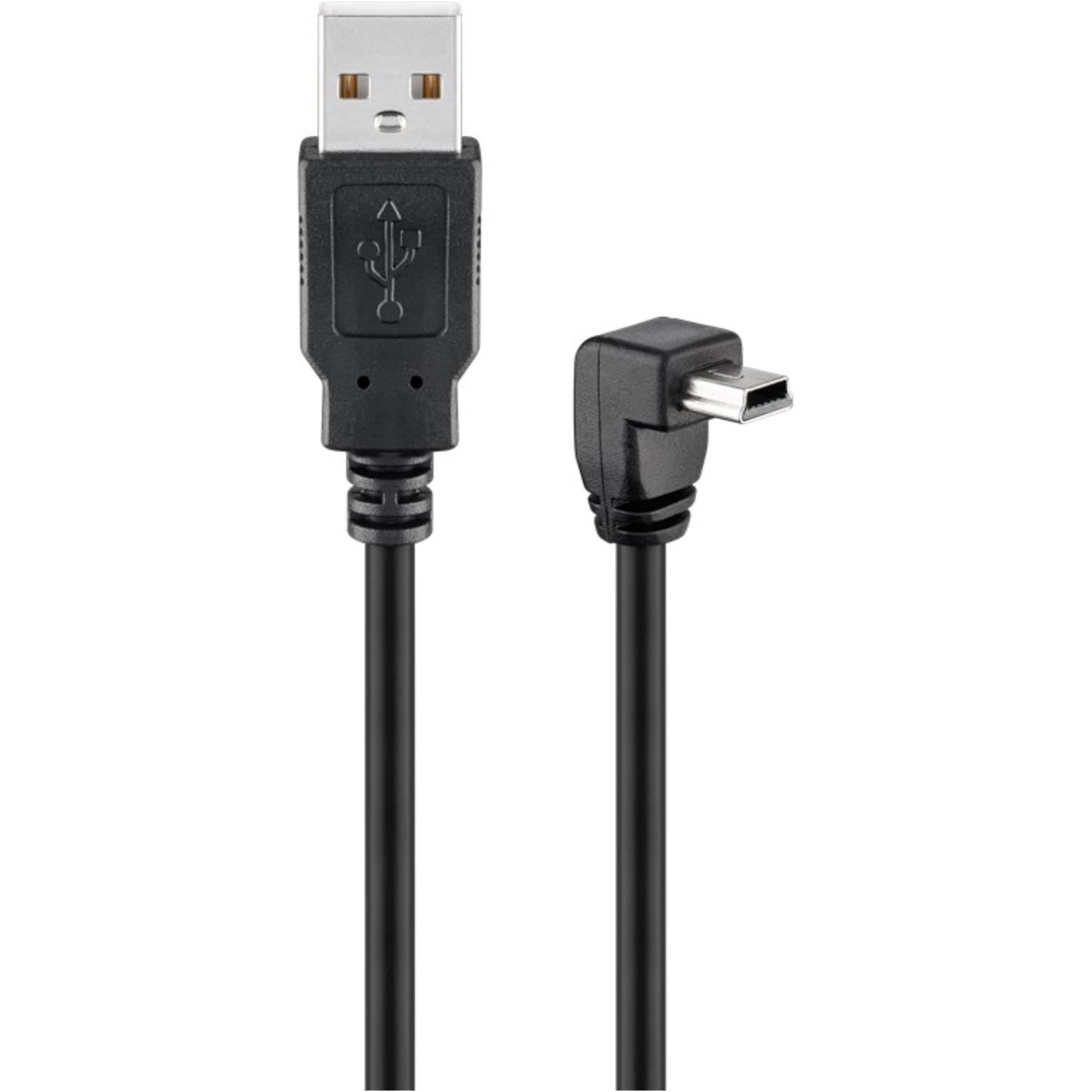 Mini USB 2.0 Kabel - Haaks - Goobay