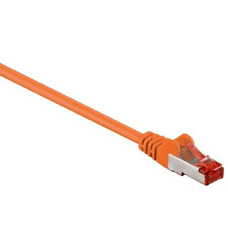 Image of S-FTP Kabel - 0.25 meter - Oranje - Goobay
