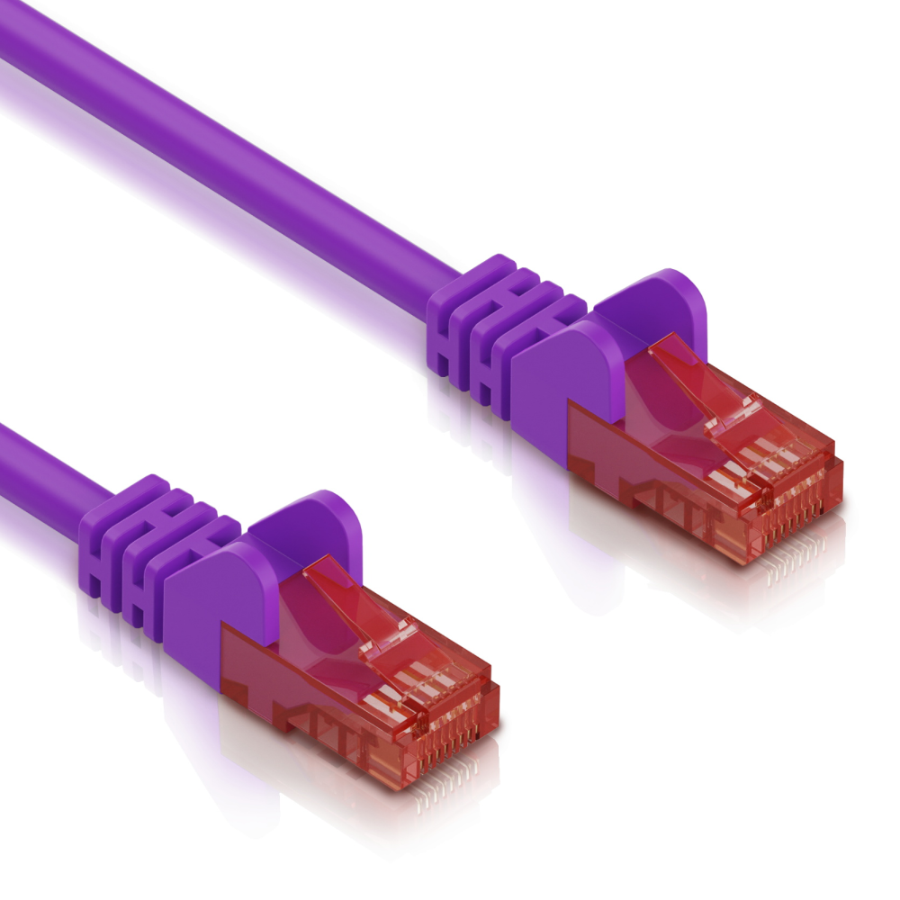 U/UTP Cat 6 - 15 meter - Paars - Allteq