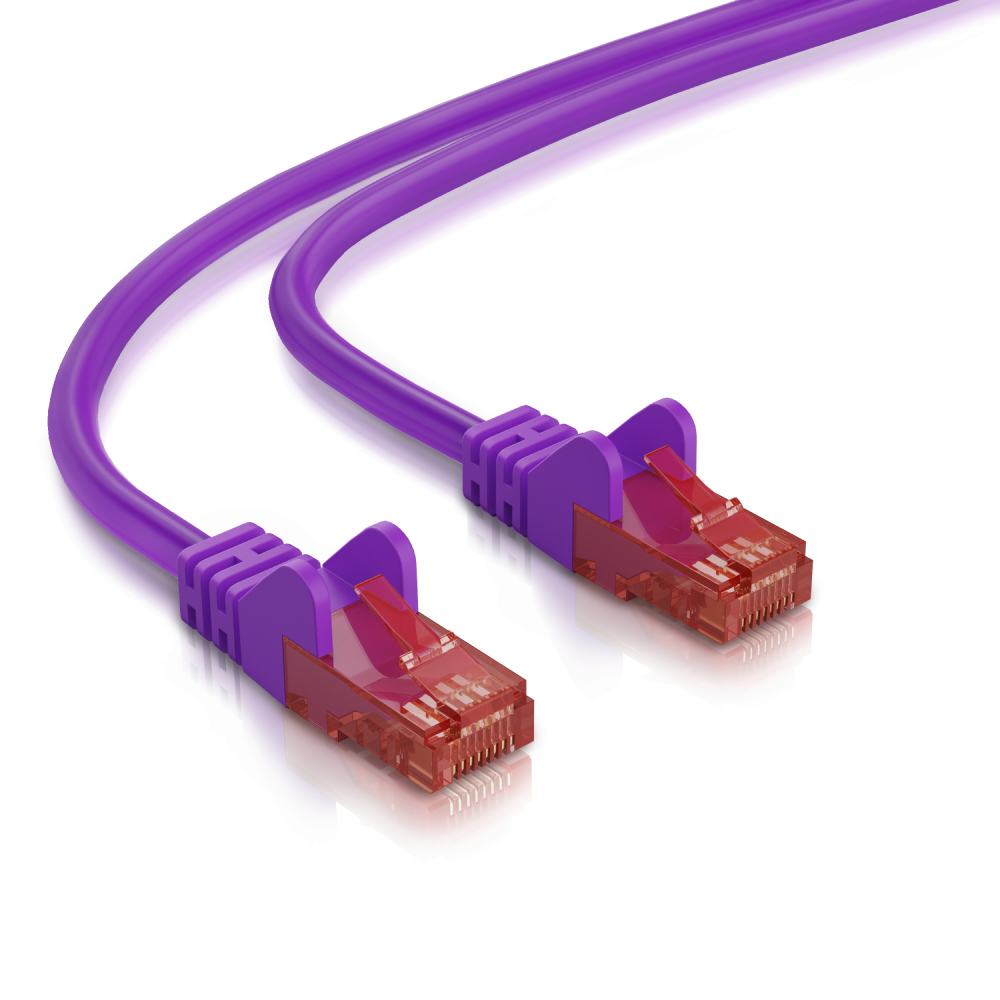 U/UTP Cat 6 - 15 meter - Paars - Allteq