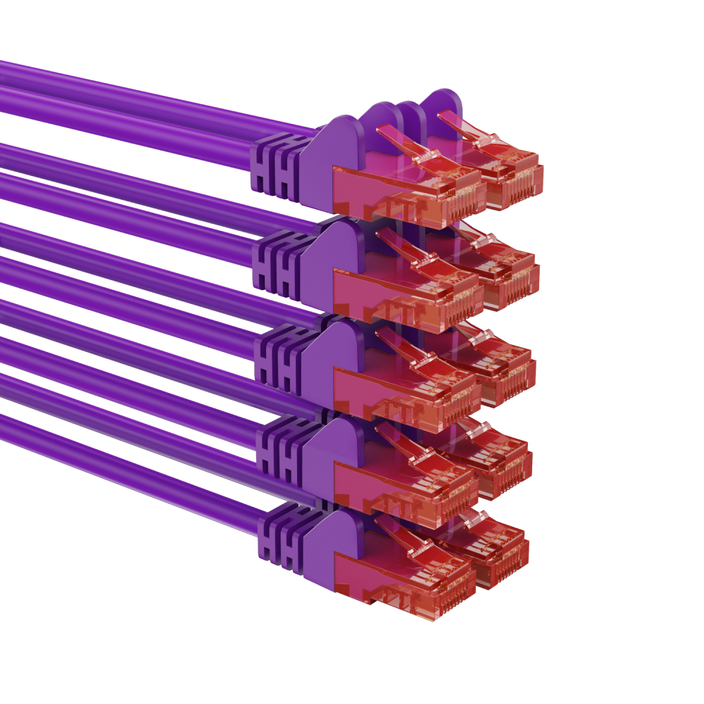 U/UTP Cat 6 - 15 meter - Paars - Allteq