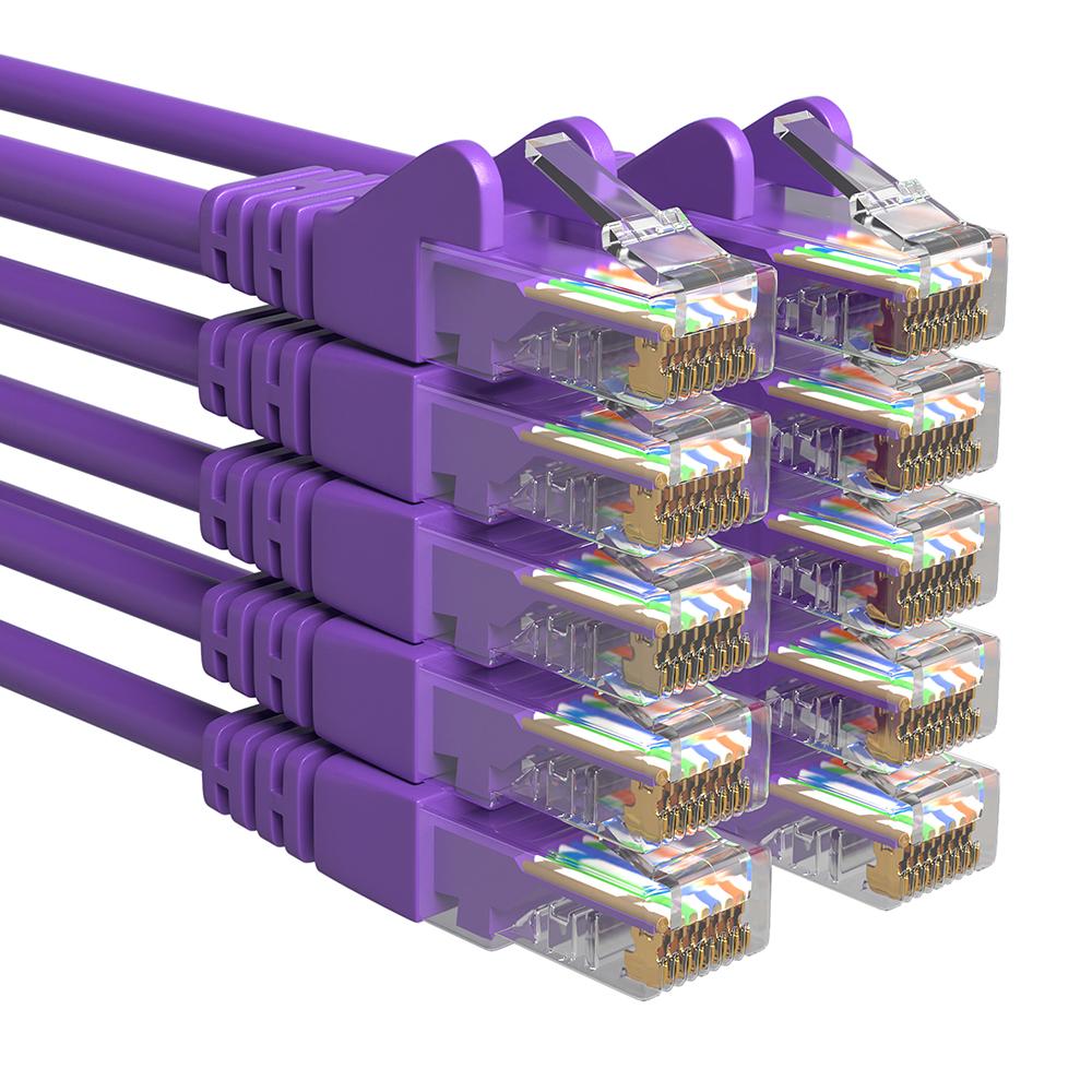 U/UTP Cat 5e - 15 meter - Paars - Allteq