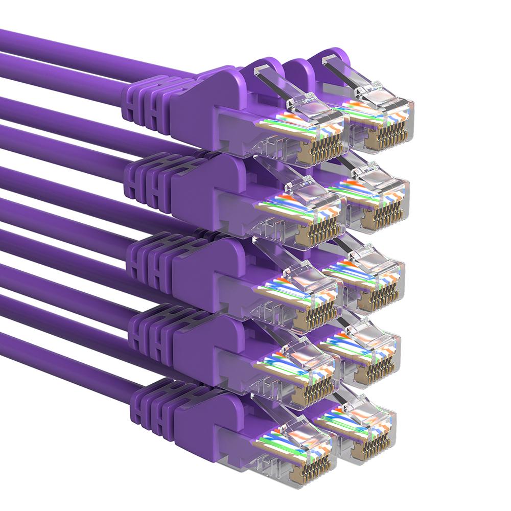 U/UTP Cat 5e - 2 meter - Paars - Allteq