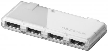 Image of USB 2.0 Hi Speed HUB 4 Port Mini USB 2.0 HUB - Goobay