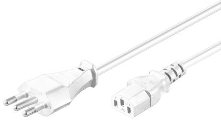 Image of Power cable 1.8m CEI 23-50 Stecker> IEC C13 jack - Goobay