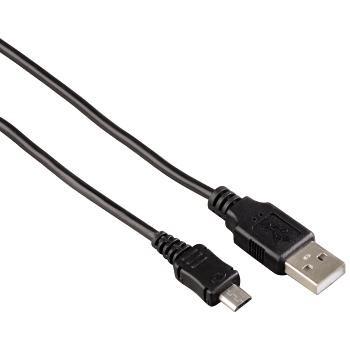 Image of Hama USB 2.0 Aansluitkabel [1x USB 2.0 stekker A - 1x USB 2.0 stekker micro-B] 0.60 m Zwart