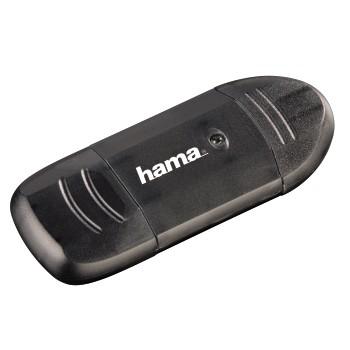 Image of Hama 114731 Externe geheugenkaartlezer USB 2.0 Antraciet