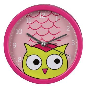 Image of Hama 00123179 Kids Alarm Clock, Uil, Roze