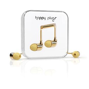 Image of Happy Plugs 152601 HP Headphone In Ear Goud