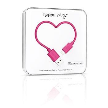 Image of Happy Plugs USB Lightning kabel iPhone 5/5C/5S, cerise