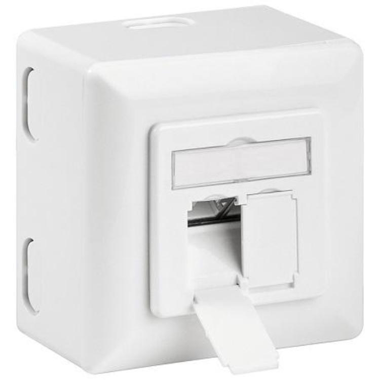 Cat 6a/Cat 7 wandcontactdoos - Allteq