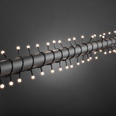 Clusterverlichting - led kerstverlichting buiten en binnen - 80 lampjes - 6.32 meter - warm wit