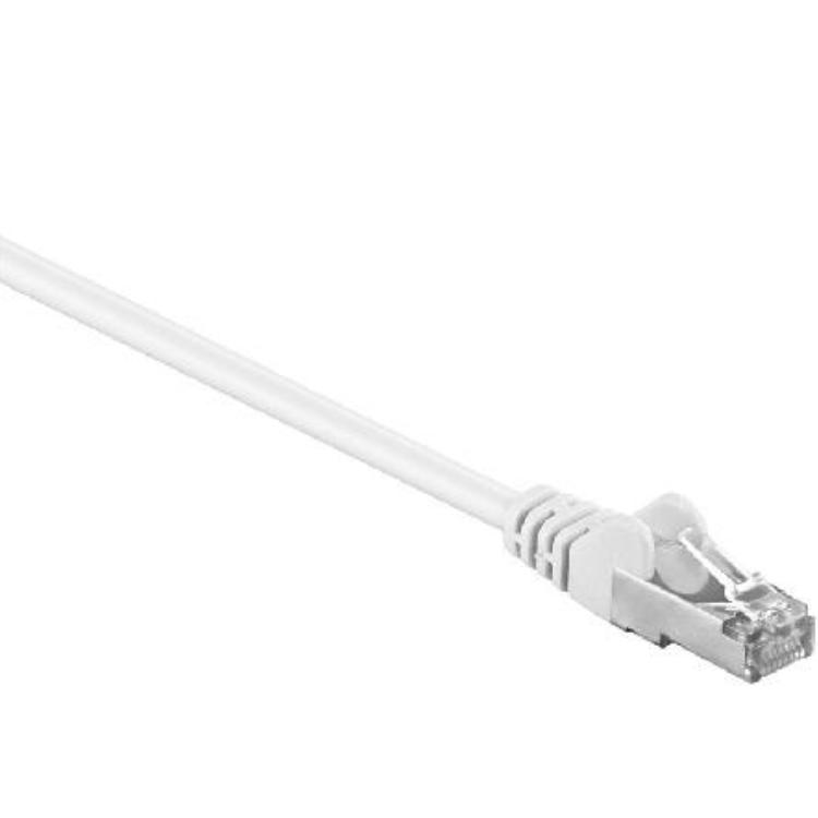 SF/UTP Cat 5e - 1 meter - Wit - Goobay