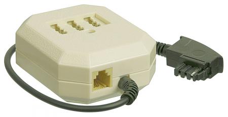 Image of TAE extension cable plug F>box NFF encoded+RJ11 - Goobay
