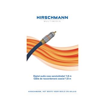 Image of Digital audio coaxkabel 1,80 m - Hirschmann