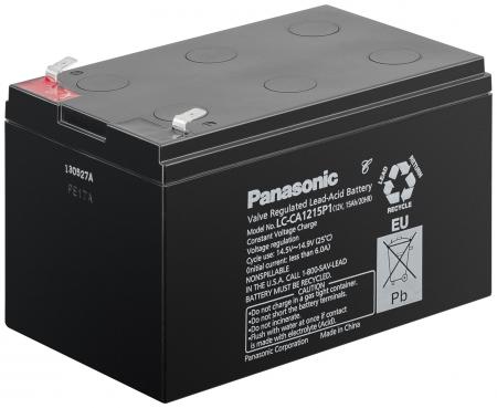 Image of Lead acid battery (Panasonic) Panasonic: LC-CA1215P1 (Faston 250 - 6,3