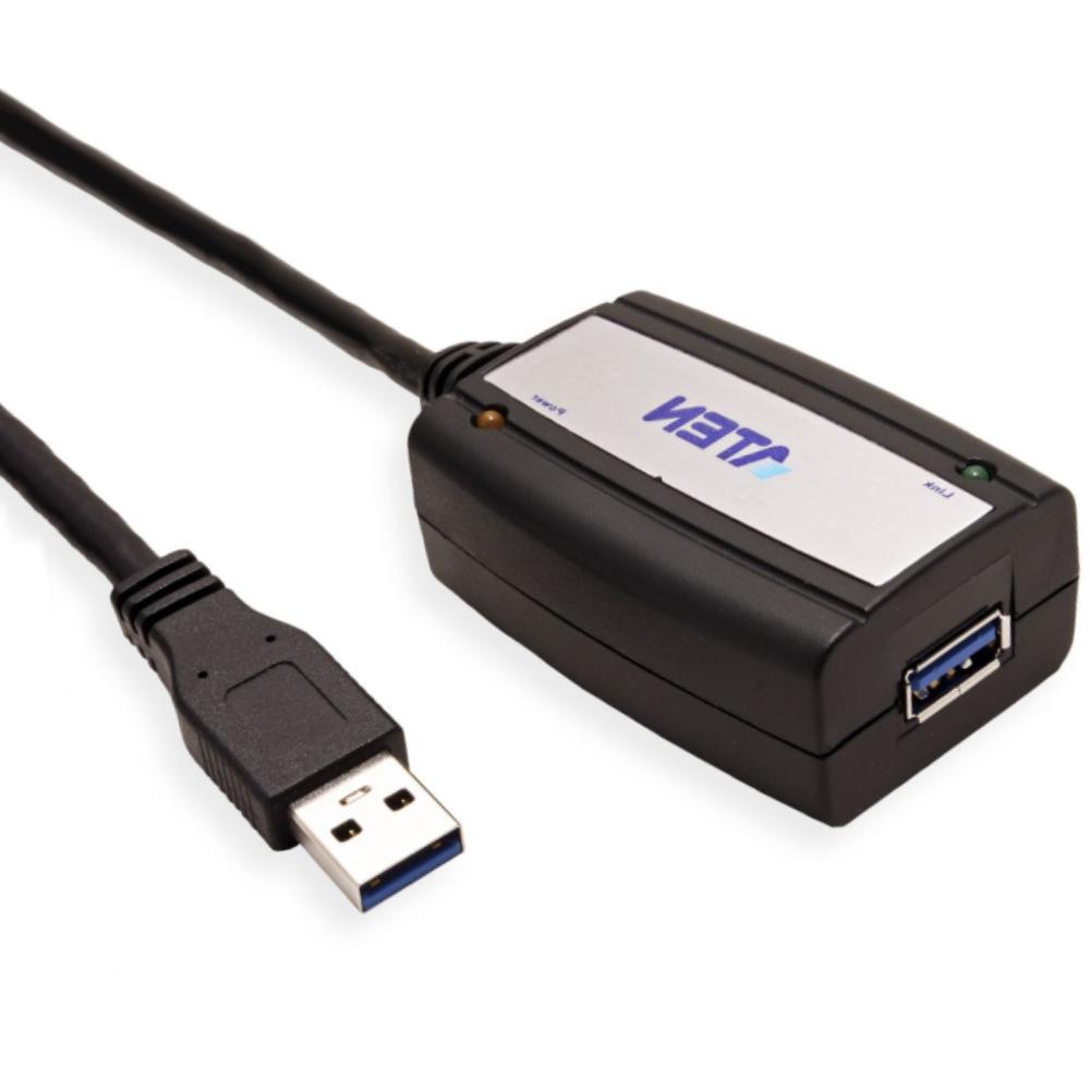 Image of USB 3.0 verlengkabel - Zwart - Aten