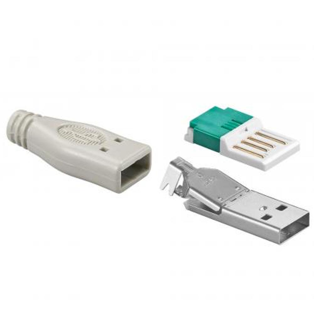 Image of USB A stekker - Gereedschapsloos - Goobay