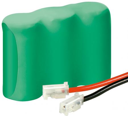 Image of Rech. battery Ni-MH 2/3AA 3,6 V, 700 mAh with universal plug - Goobay