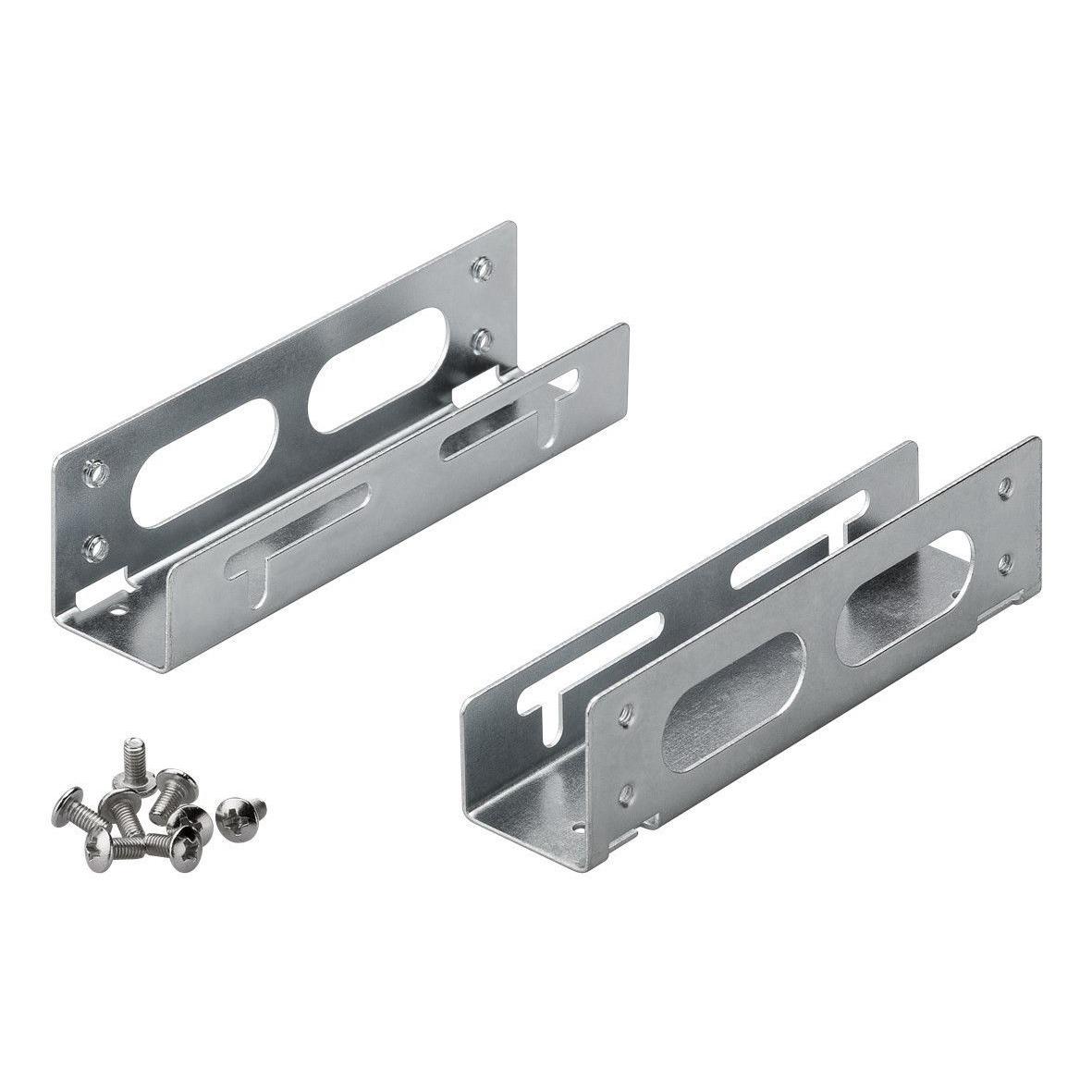 Image of HDD / SSD mounting frame 3.5 to 5.25 Harddisk mounting set - Goobay