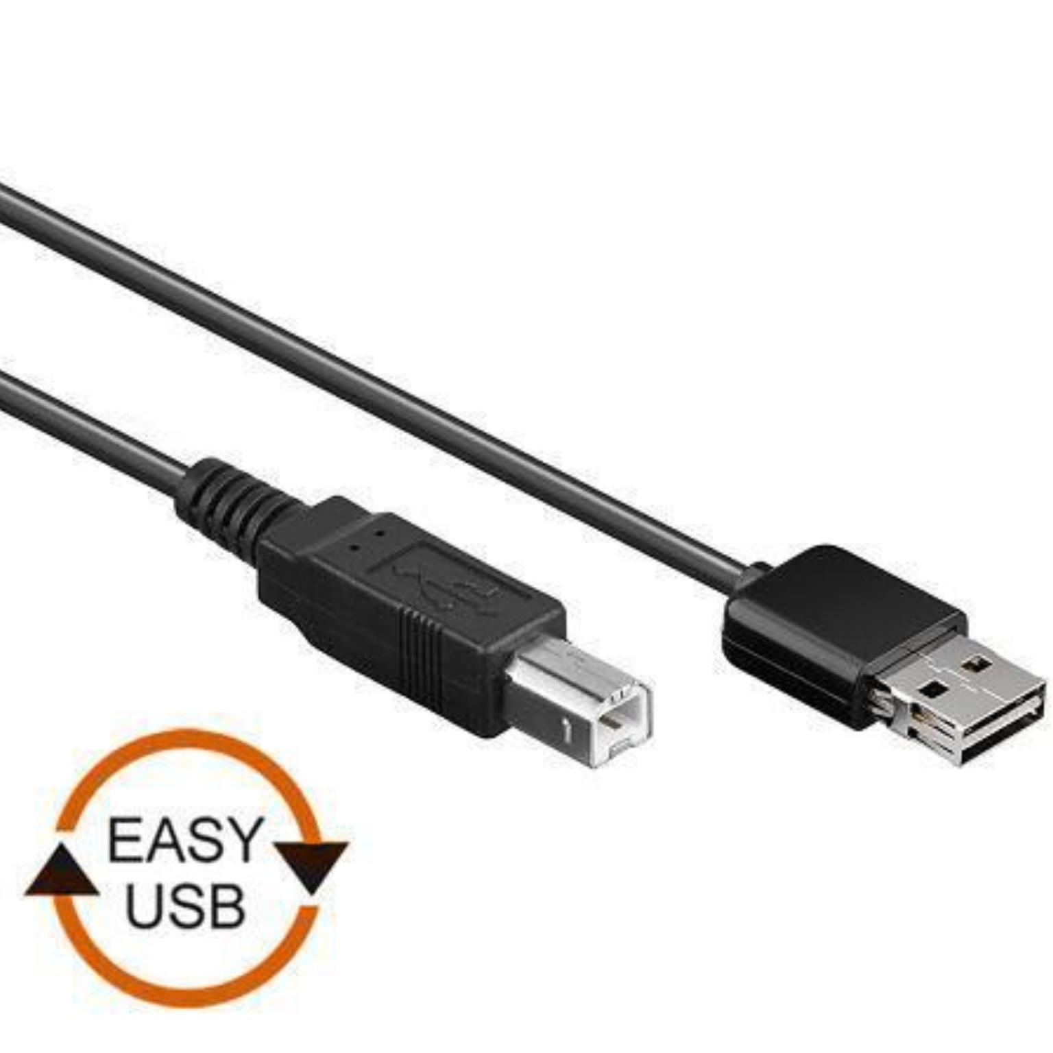 Image of USB B kabel - 0.5 meter - Goobay
