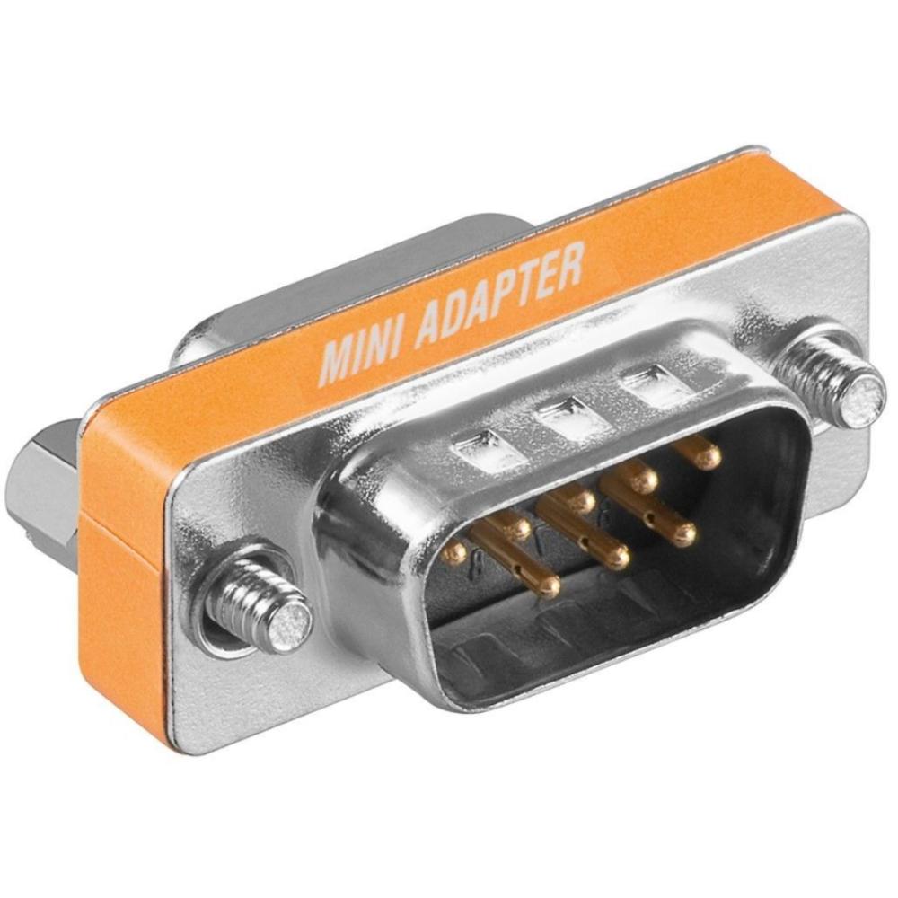 Image of Goobay Serieel Adapter [1x D-sub stekker 8-polig - 1x D-sub bus 9-polig] Oranje