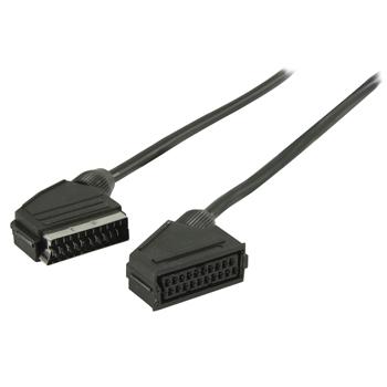 Image of SCART verlengkabel SCART mannelijk - SCART vrouwelijk 0,20 m zwart - V