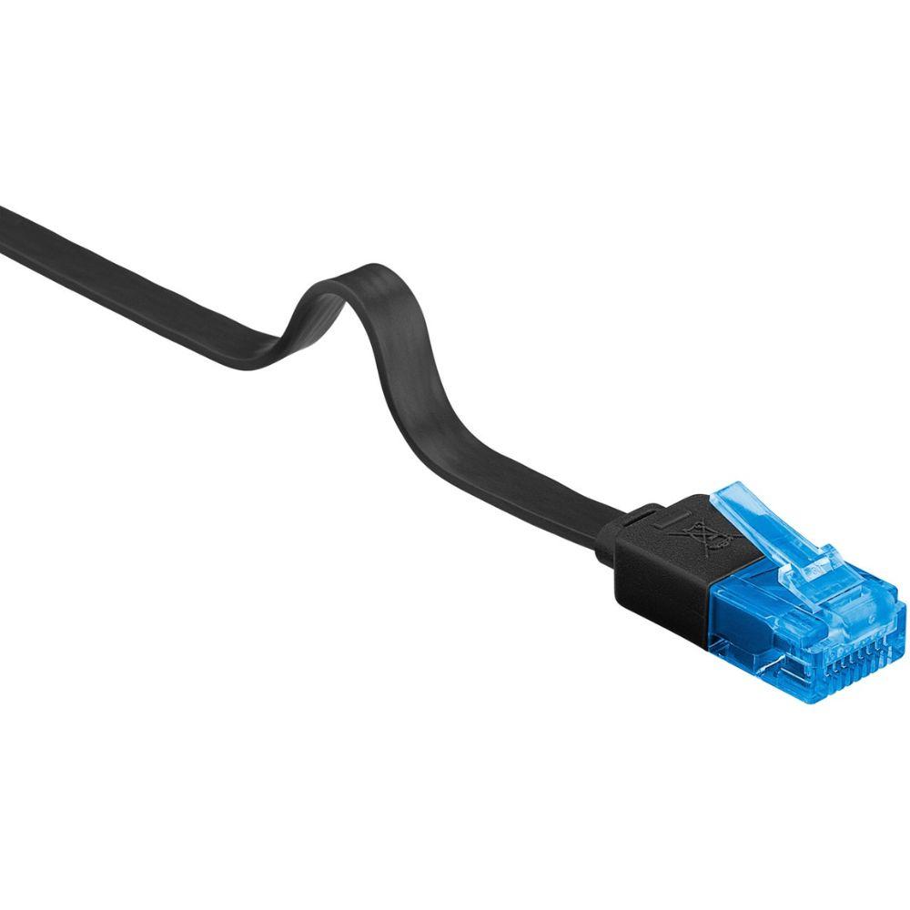 U/UTP netwerkkabel Cat 6a plat - Goobay
