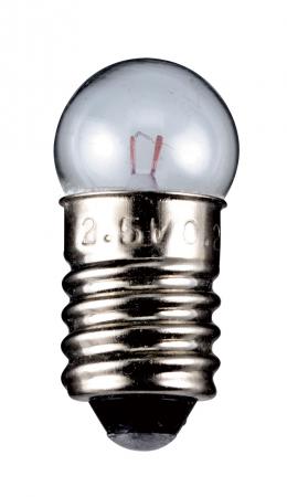 Image of Globular lamp socket E10 2,5 volt 0,50 watt - Goobay