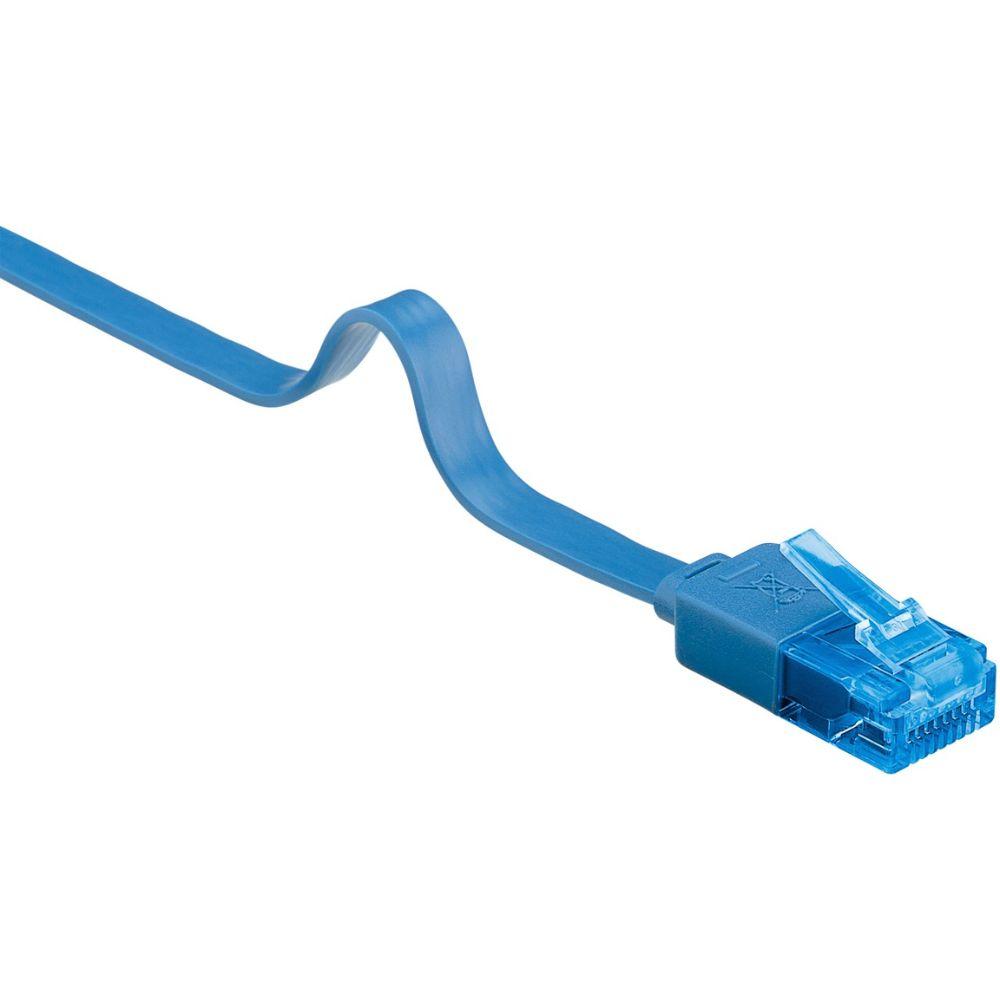 U/UTP netwerkkabel Cat 6a plat - Goobay