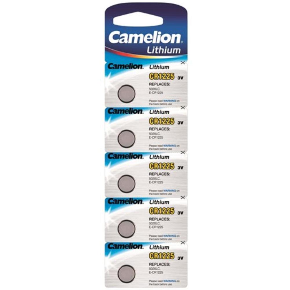 Image of Camelion Lithium Batterie CR1225 3V (5 Stück)