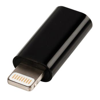 Image of Lightning-Adapter Apple Lightning - USB Micro-B Female Zwart