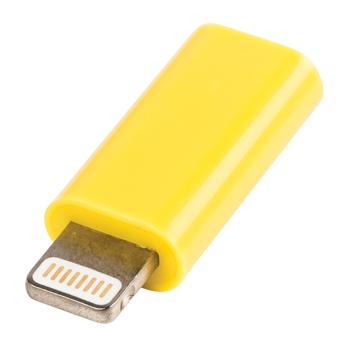 Image of Lightning-Adapter Apple Lightning - USB Micro-B Female Geel