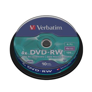 Image of 10x DVD-RW 4.7 GB - Verbatim