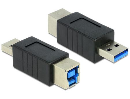 Image of Delock Adapter USB 3.0-A male > USB 3.0-B female - Quality4All