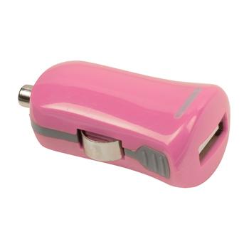 Image of Autolader 1-Uitgang 2.1 A USB Roze