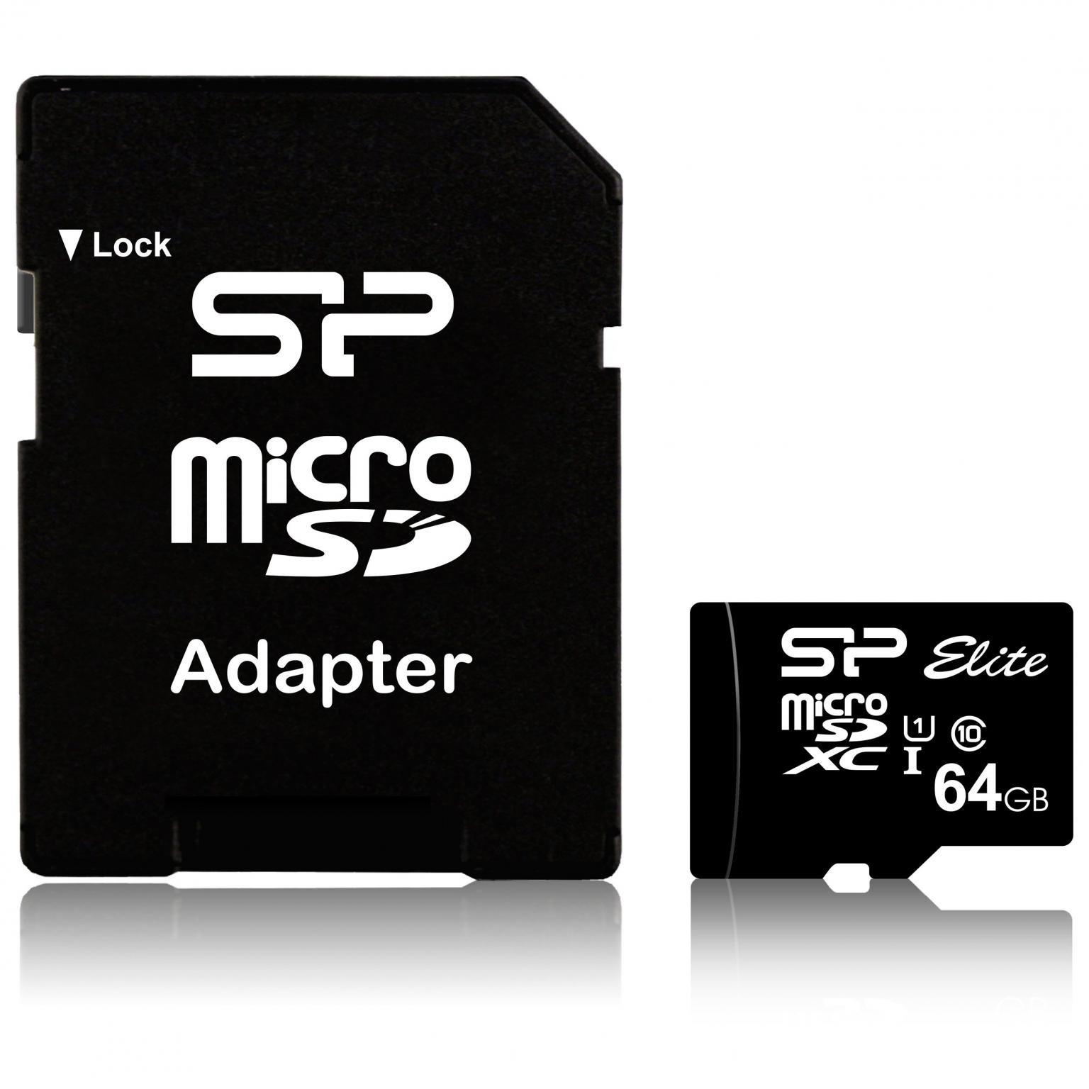 Image of Micro SD geheugenkaart - 64 GB - Silicon Power
