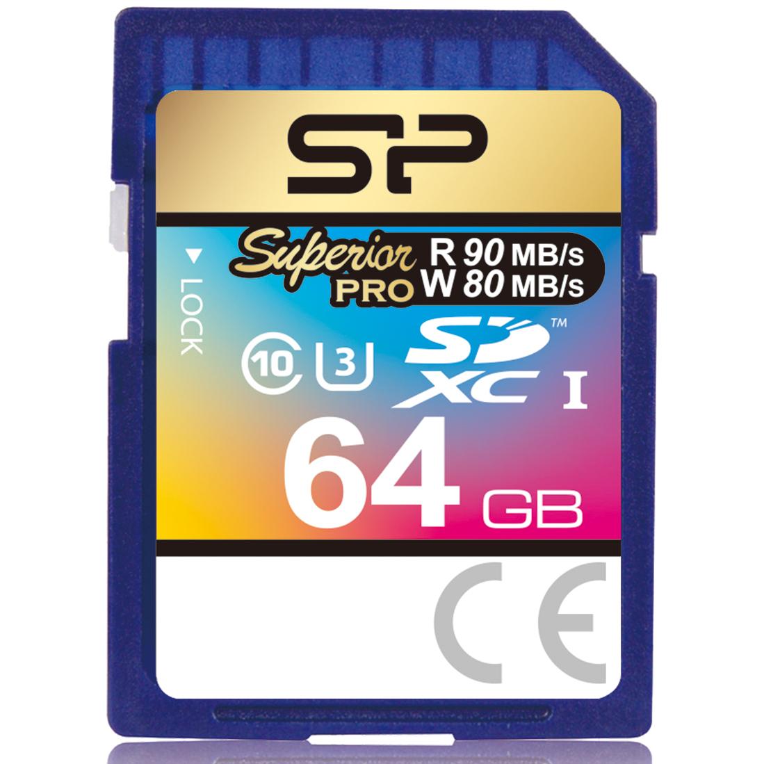 Silicon Power Superior Pro SDXC geheugenkaart - 64GB - Silicon Power