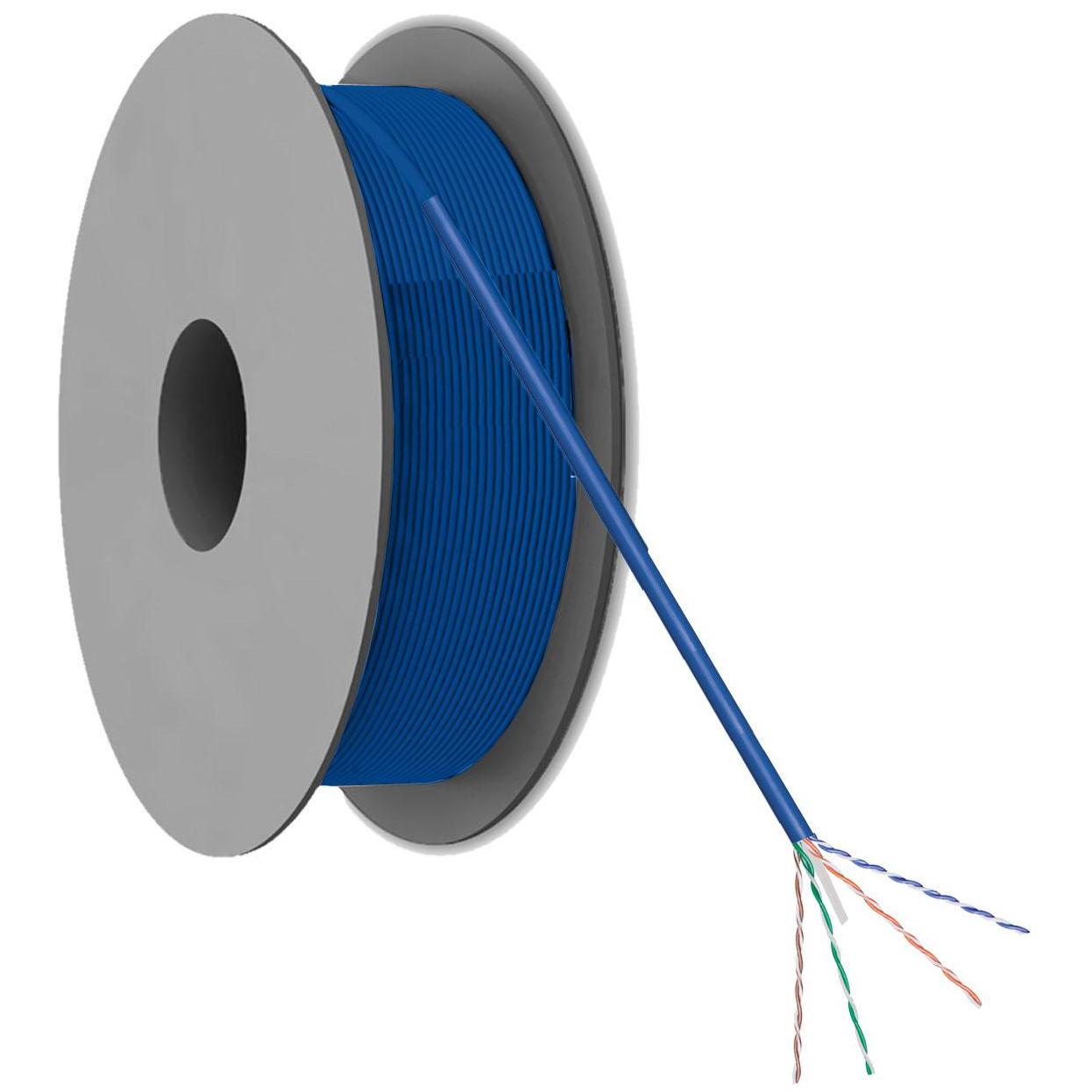U/UTP netwerkkabel Cat 6a per rol - Goobay
