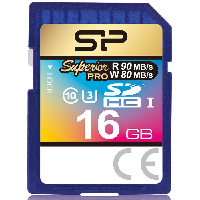 Silicon Power Superior Pro SDHC geheugenkaart - 16GB - Silicon Power