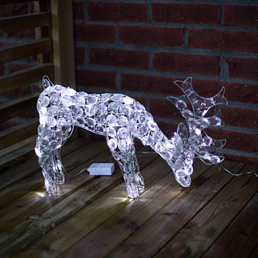 Kerstfiguur - Rendier - Kerstfiguur - Koud Wit, Type: LED - Rendier ... Kerstfiguur - Rendier - Kerstfiguur - Koud Wit, Type: LED - Rendier ...