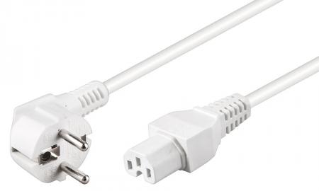 Image of Power cable 2m CEE 7/7 plug > IEC 320-C15 jack - Quality4All